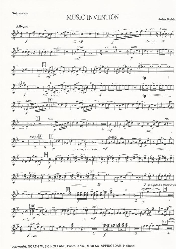 Music Invention for Brass Band - John Reids
