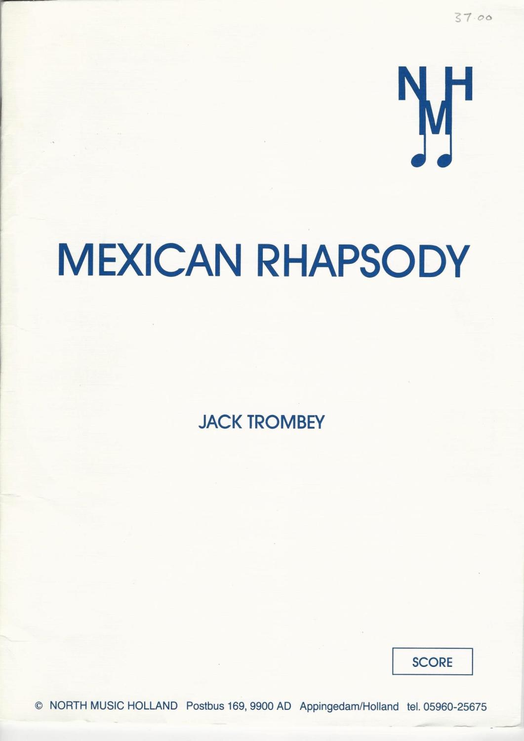 Mexican Rhapsody for Brass Band - Jack Trombey