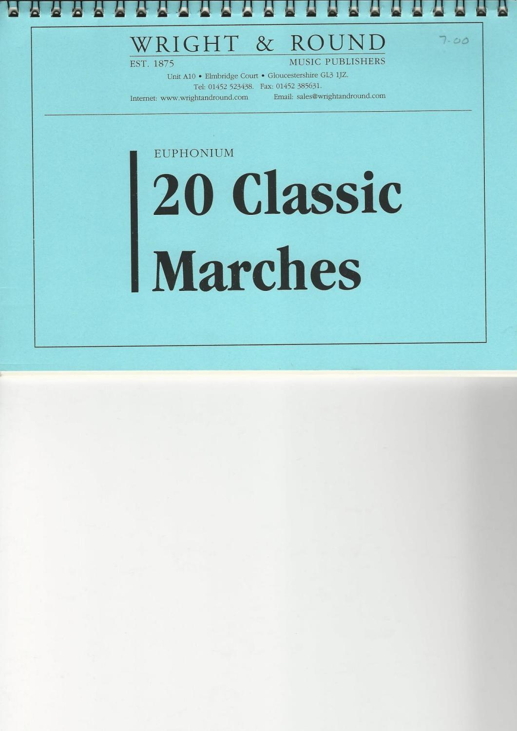 20 Classic Marches - Euphonium