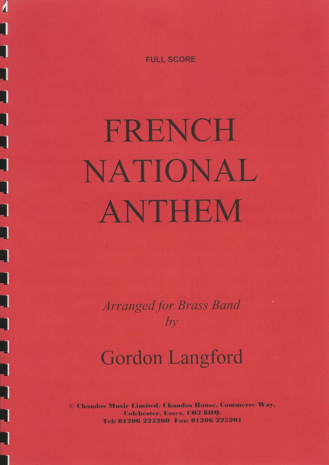 French National Anthem for Brass Band - Gordon Langford