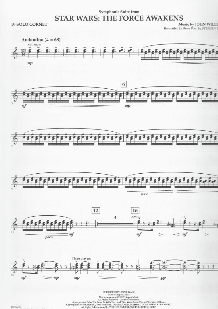 Star Wars: The Force Awakens for Brass Band - John Williams, arr. Stephen Bulla