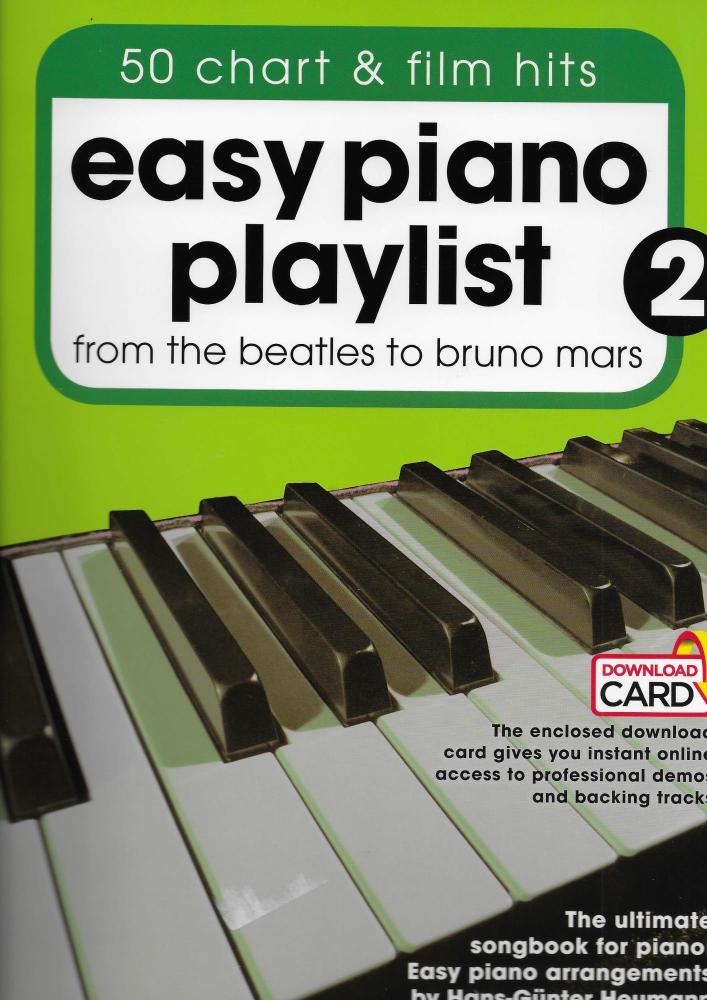 Easy Piano Playlist: Volume 2 (Book/Audio Download)