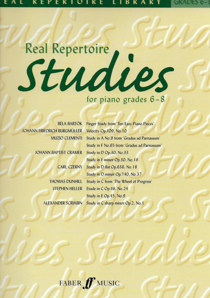 Real Repertoire Studies For Piano Grades 6 - 8