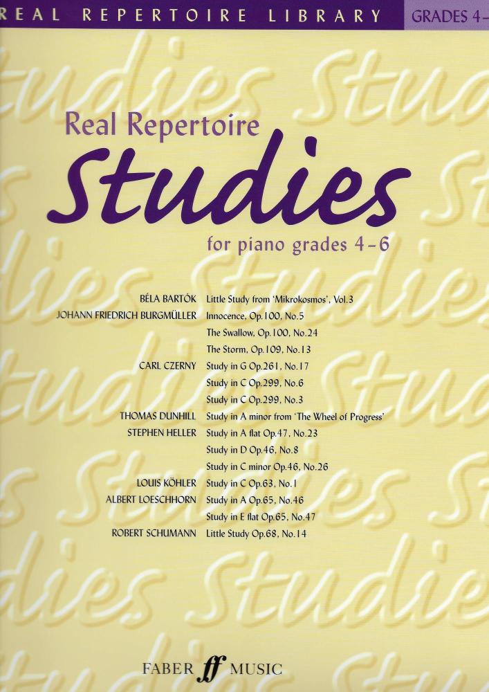 Real Repertoire Studies For Piano Grades 4 - 6