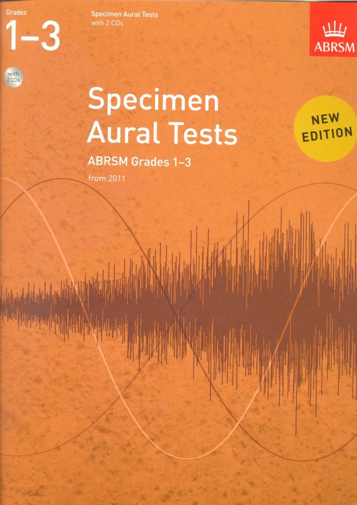 ABRSM Specimen Aural Tests - Grades 1-3 (2011+) Book/2 CDs