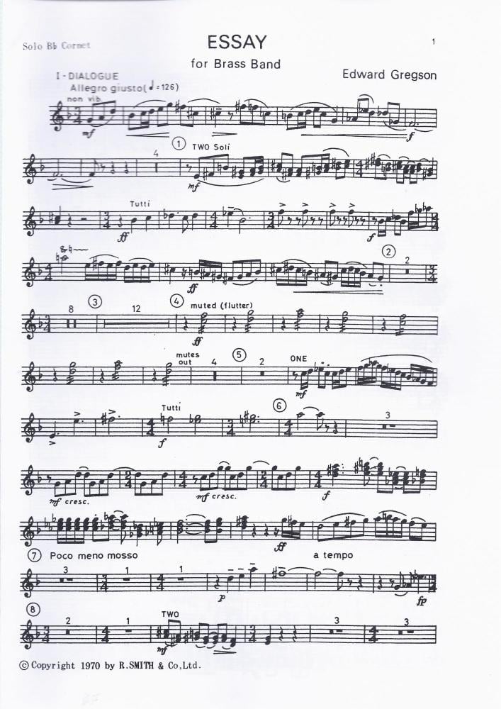 Essay for Brass Band arr. Edward Gregson