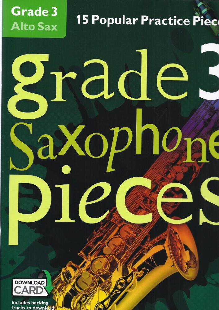 Grade 3 Alto Saxophone Pieces (Book/Audio Download)