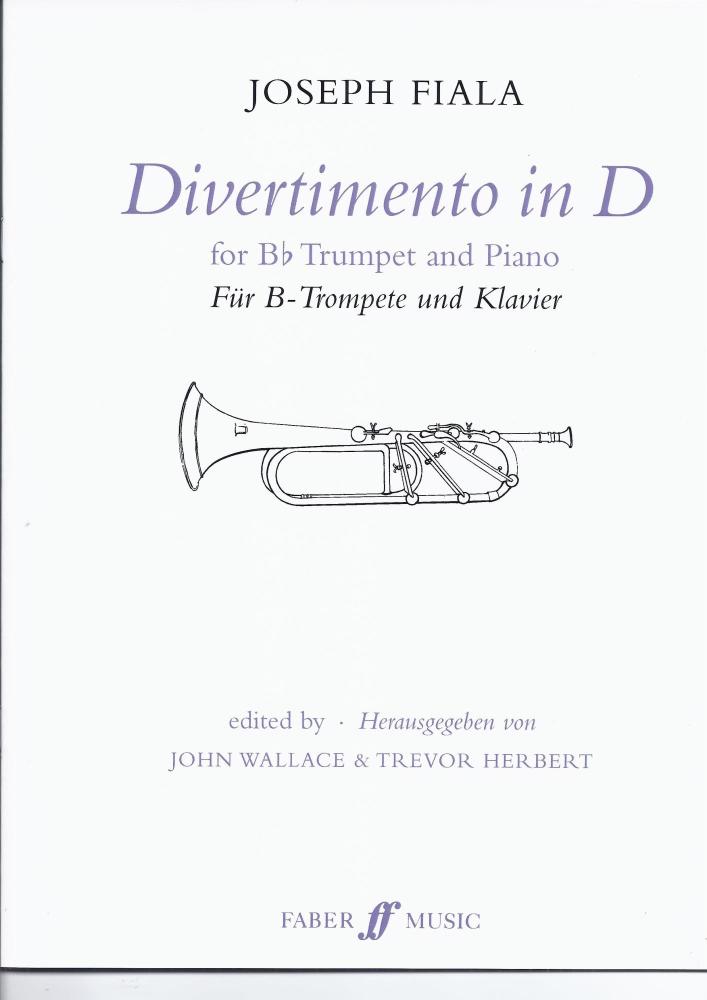 Divertimento in D for Bb Trumpet and Piano - Joseph Fiala