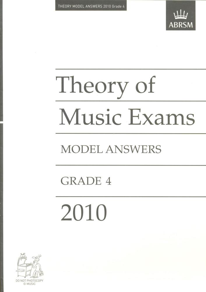 Theory of Music Exams Model Answers 2010 Grade 4