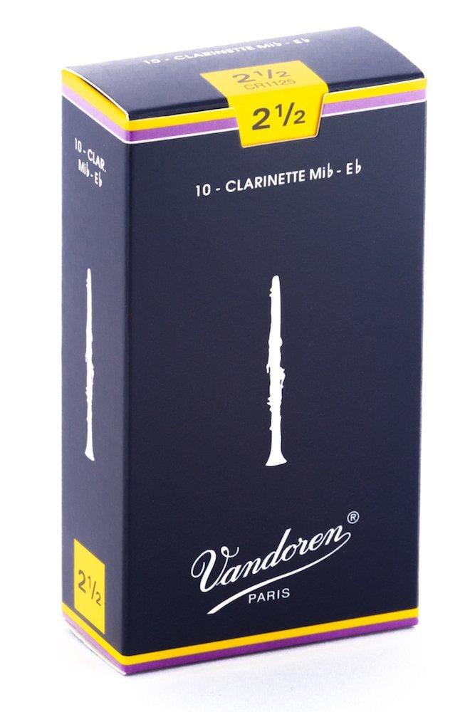 Vandoren Eb Clarinet Reed - Strength 2.5 (Box 10)