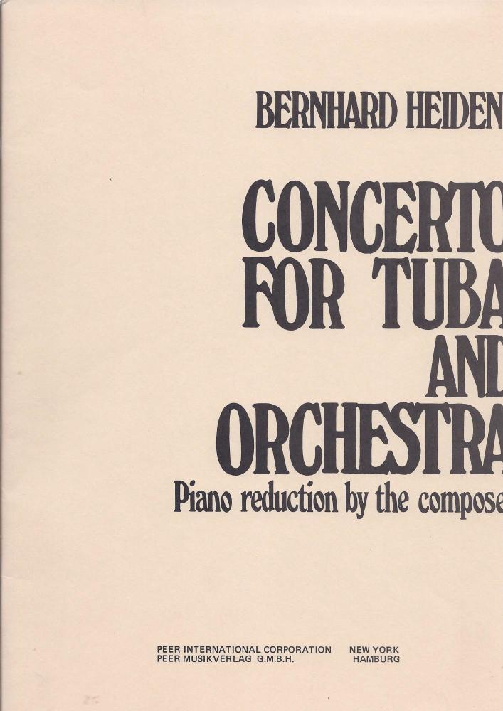 Concerto for Tuba - Berhard Heiden