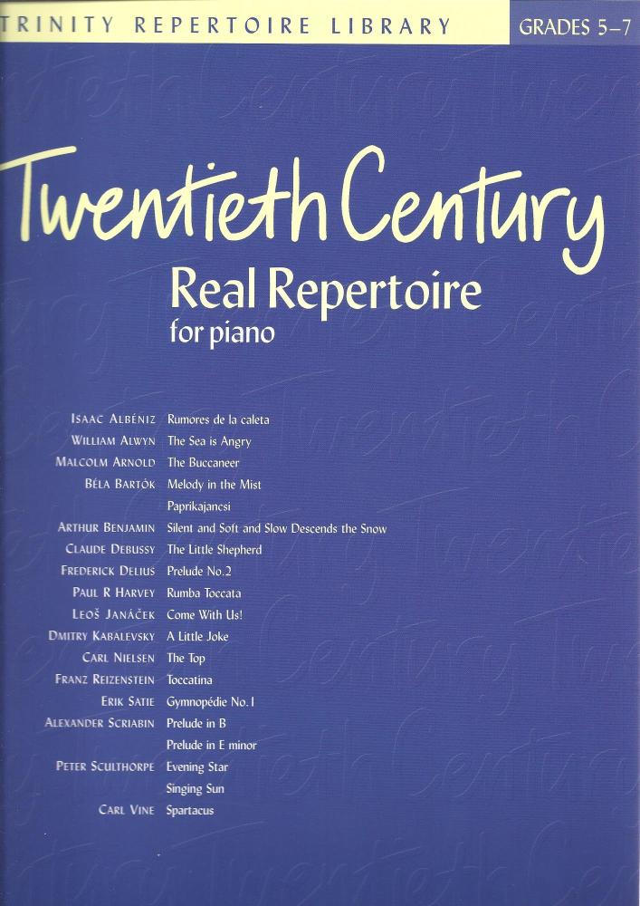 Twentieth Century Real Repertoire for Piano