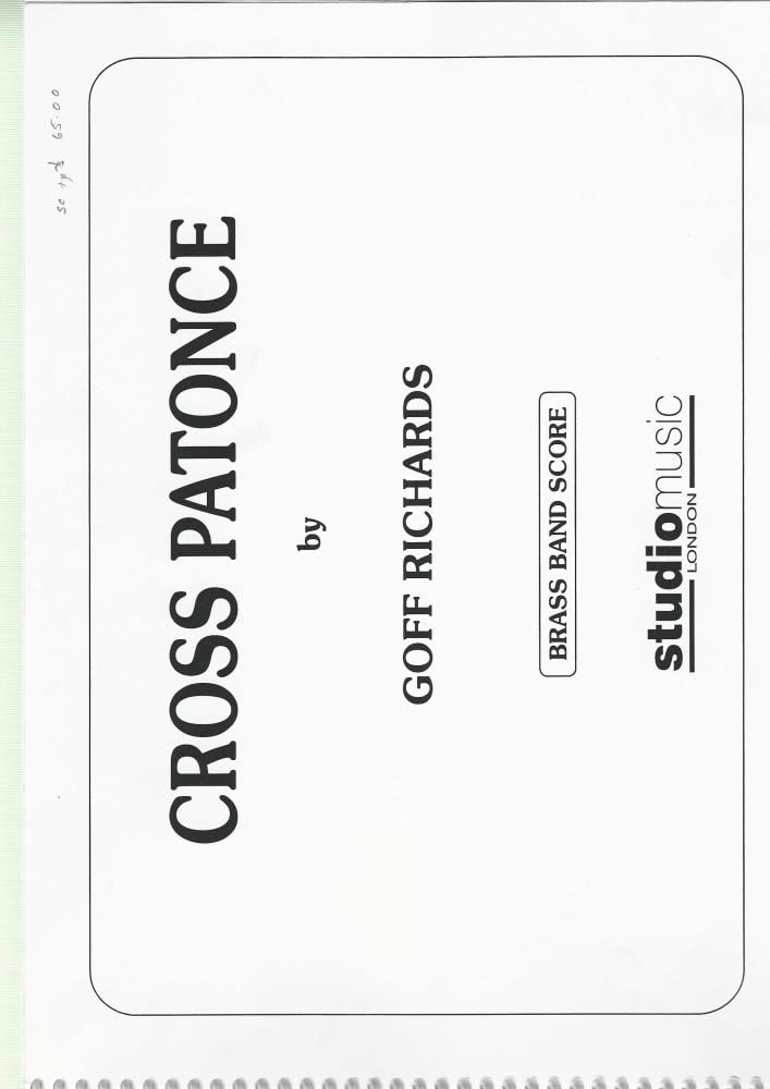Cross Patonce for Brass Band - Goff Richard