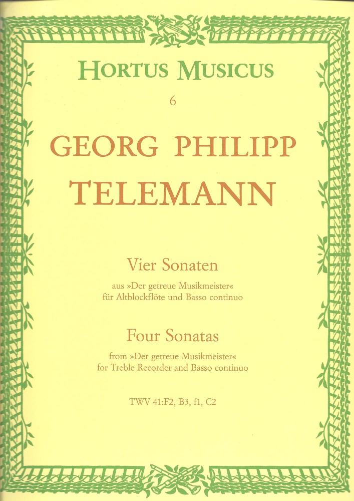 Georg Philipp Telemann: Four Sonatas (The Faithful Music Master)