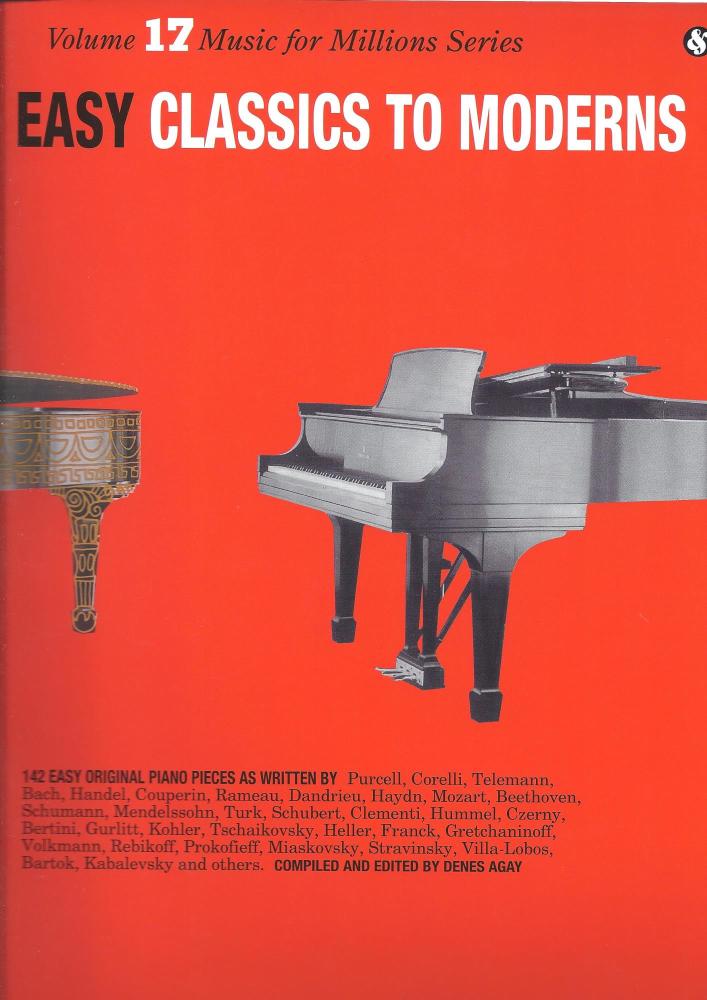 Easy Classics To Moderns Piano