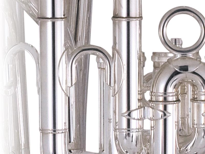 Besson BE967-2-0 Sovereign Euphonium in Silver Plate