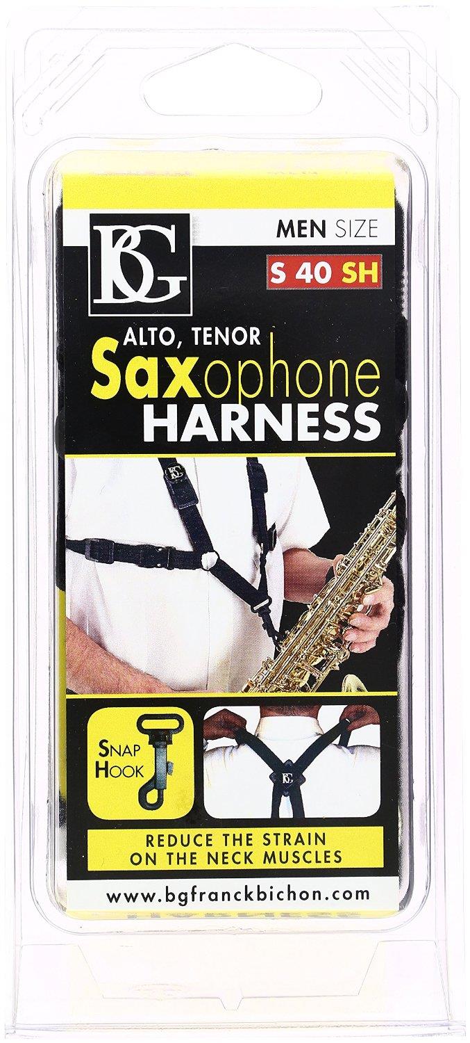 BG Saxophone Harness, Mens Snap-hook