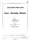 Slow Melody Books no. 1 Three Graded Solos for Bb Instruments - Denis Wright (ABRSM Grade 5 Trombone)