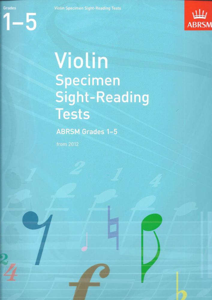 ABRSM: Violin Specimen Sight-Reading Tests - Grades 1-5 (From 2012)