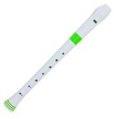 Nuvo NS310-WGR Descant Recorder - White and Green