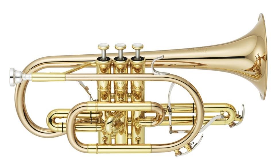 Yamaha YCR8335G02 Bb 'Neo' Cornet in Lacquer. Gold Brass Bell
