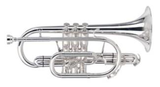 Besson BE928G-2-0 Bb Sovereign Cornet in Silver Plate