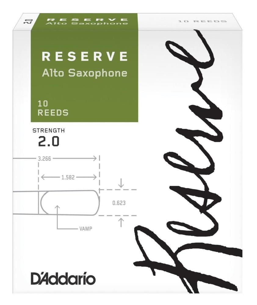 D'Addario Reserve Alto Sax - 10 Pack 2.0