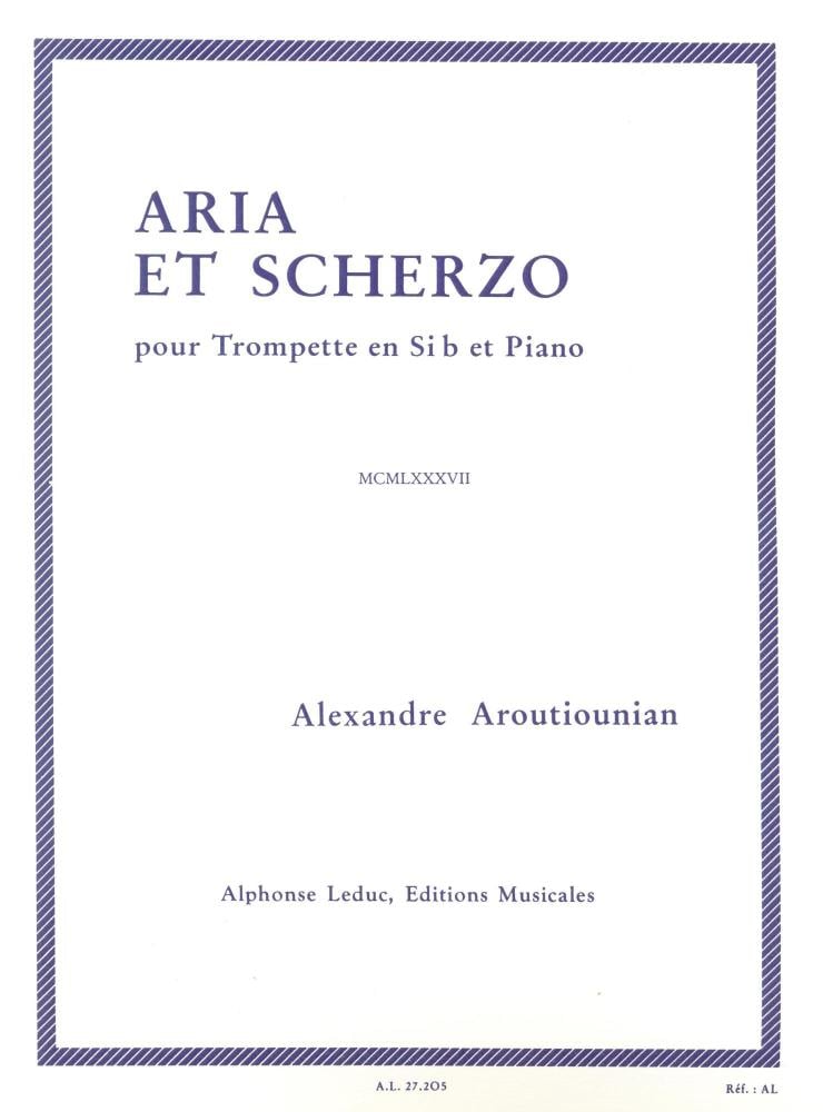 Alexandre Aroutiounian: Aria and Scherzo for Trumpet and Piano