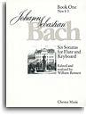 J.S. BACH SIX SONATAS FOR FLUTE AND KEYBOARD BOOK ONE NOS. 1-3 FLT