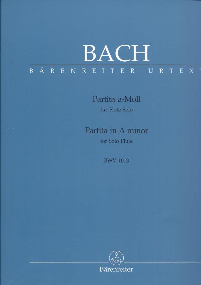 J.S. BACH PARTITA IN A MINOR FOR FLUTE BWV 1013 (BARENREITER URTEXT E