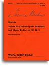 JOHANNES BRAHMS SONATA FOR CLARINET AND PIANO OP.120 NO.2 (WIENER URT