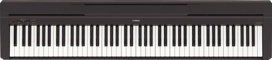 Yamaha P45 Weighted Digital Piano, 88 Graded Piano Keys, Black Finish