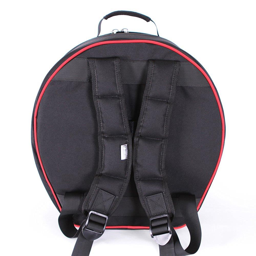 Attitude Busker Snare Drum Bag 14cm - Black and Red