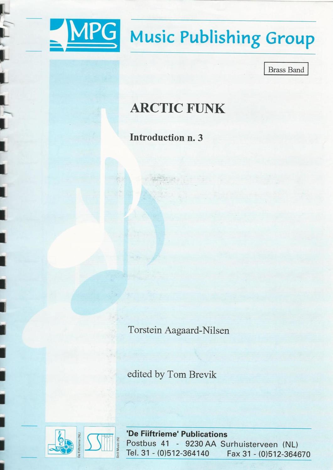 Arctic Funk Introduction No. 3 for Brass Band (Score Only) - Torstein Aagaa