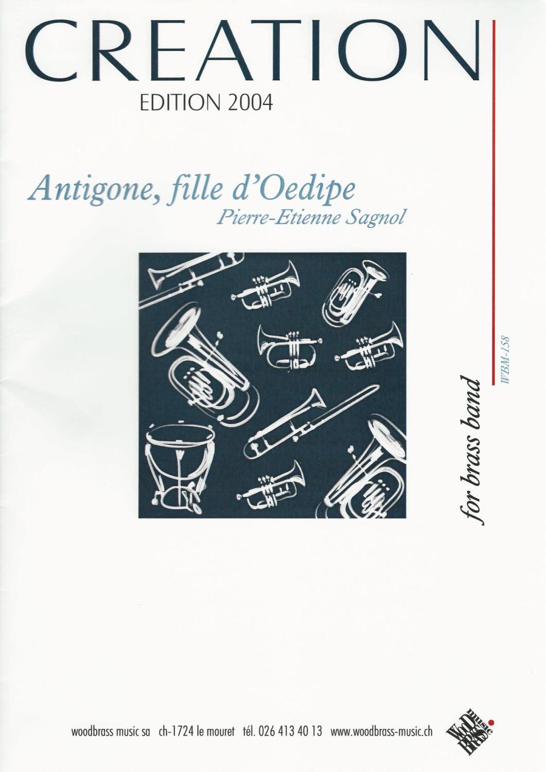 Antigone, fille d'Oedipe for Brass Band - Pierre-Etienne Sagnol