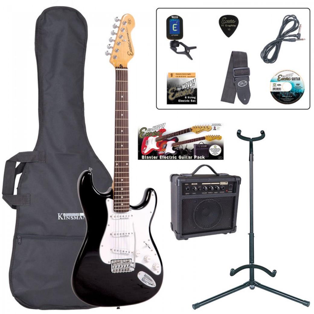 E6 Blaster Series Electric Guitar Outfit - Black
