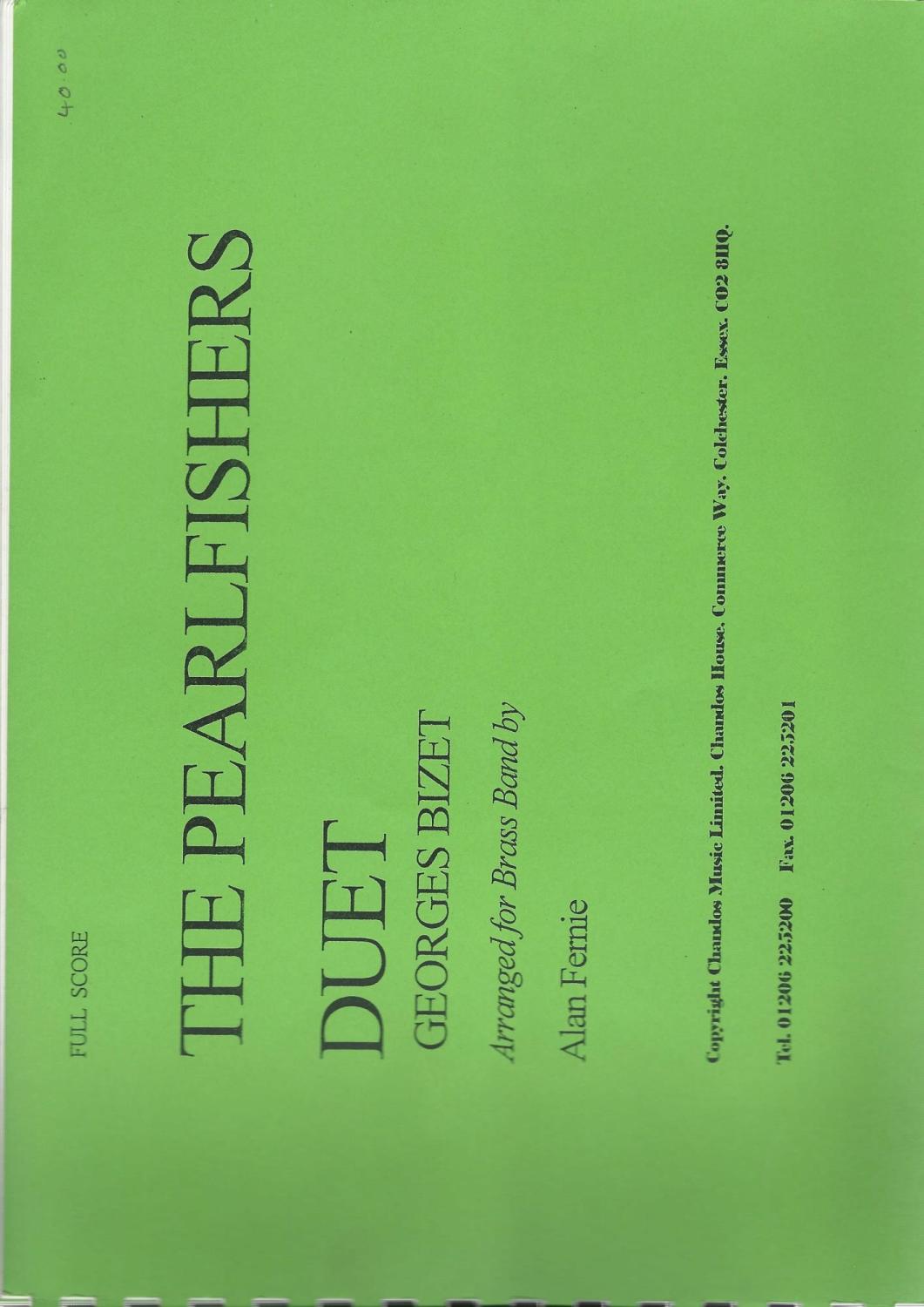 The Pearlfishers Duet for Brass Band - Georges Bizet, arr. Alan Fernie