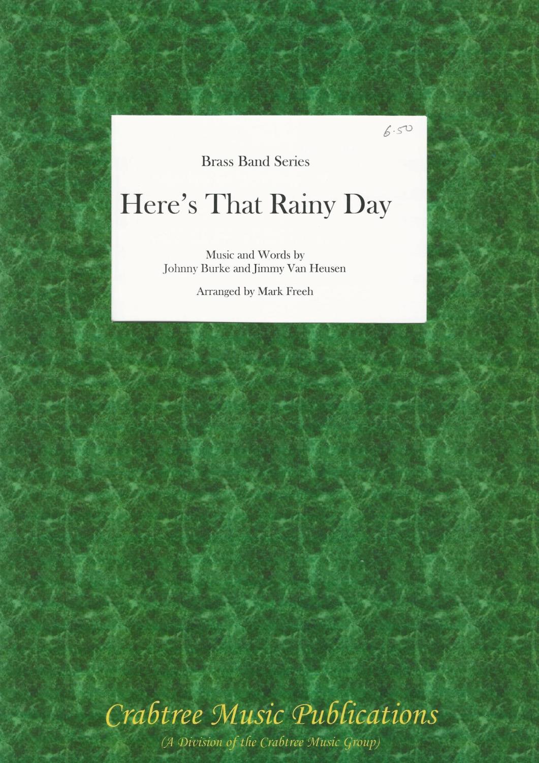 Here's That Rainy Day (Score Only) for Brass Band - arr. Mark Freeh