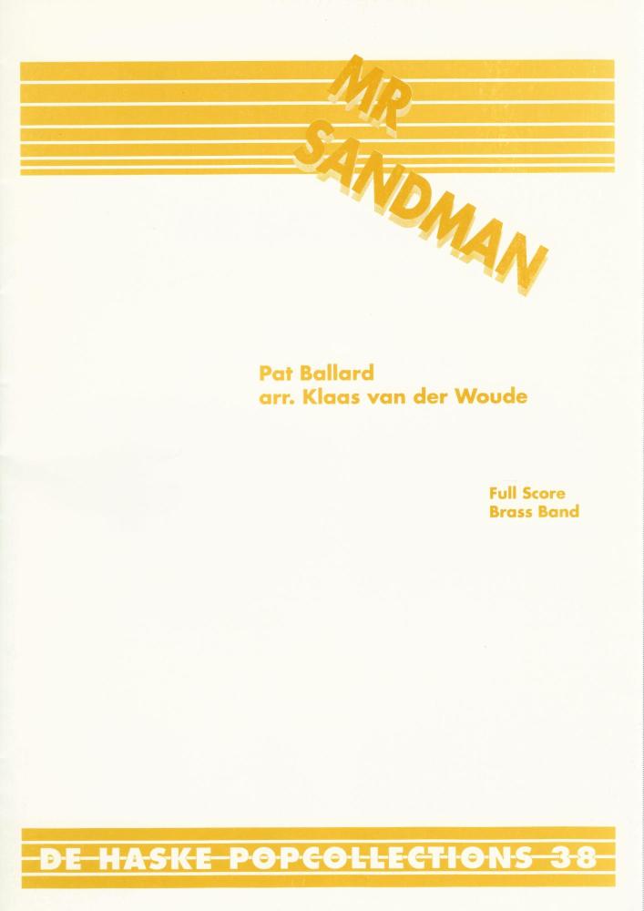 Mr Sandman for Brass Band (Score Only) - Pat Ballard, arr. Klaas van der Woude