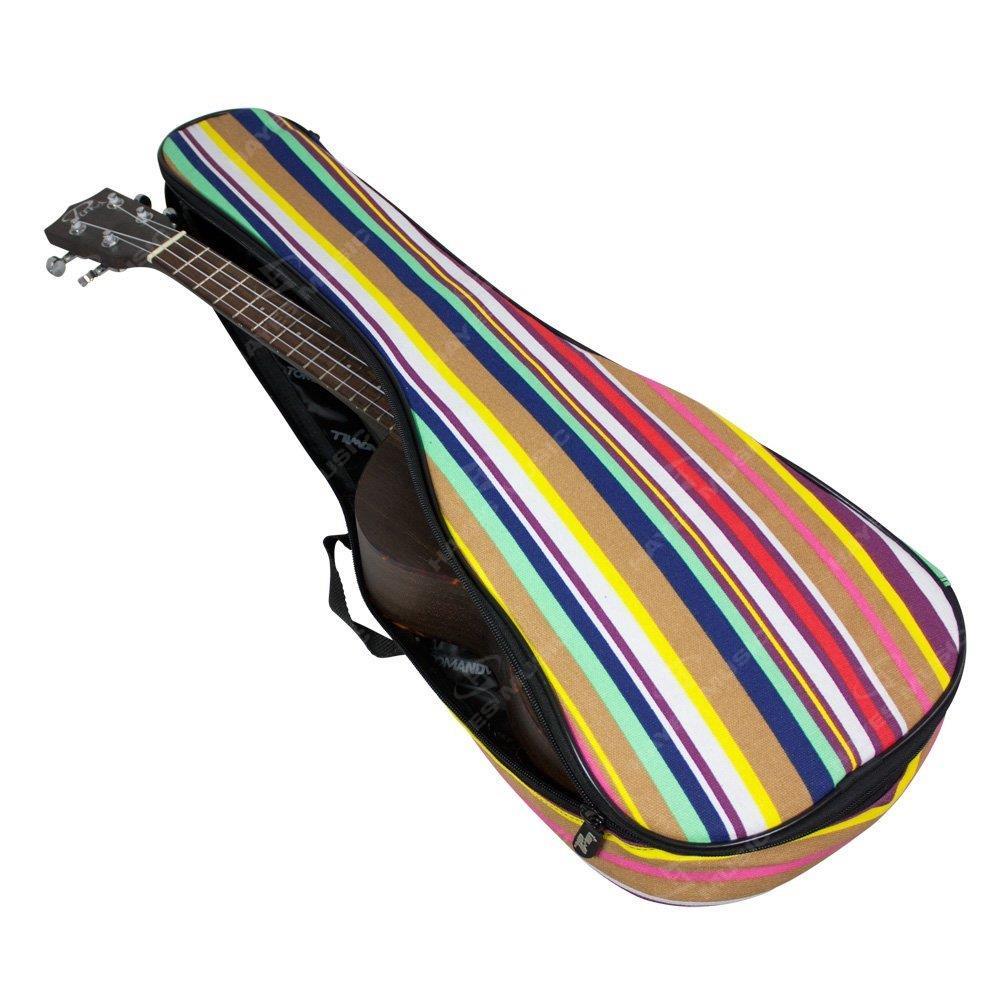 Tom & Will Tenor Ukulele Gig Bag, 5mm Padding in Stripes