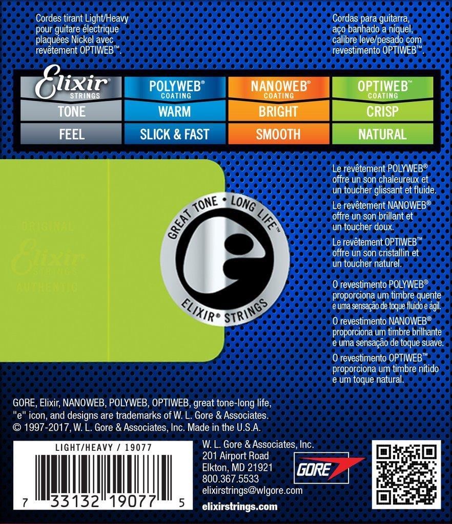 Elixir Guitar Strings Optiweb Electric SuperLight 9-42 set