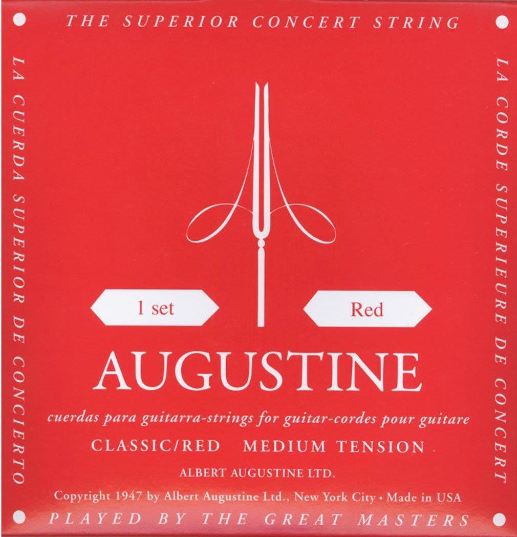 Augustine Red Label String Set - Medium Tension