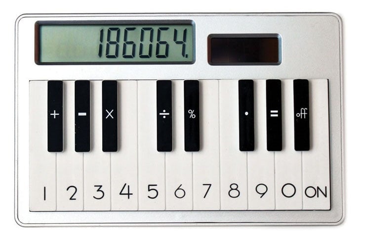 Keyboard Calculator Silver
