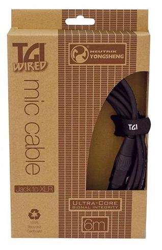 TGI Pro Mic cable XLR-Jack 20ft