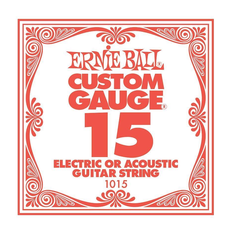 Ernie Ball .015 Plain Ball End Single String