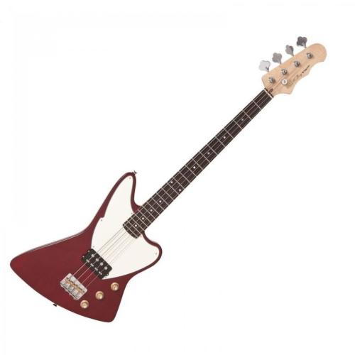 Fret King Black Label Esptrit Bass - Thru Red