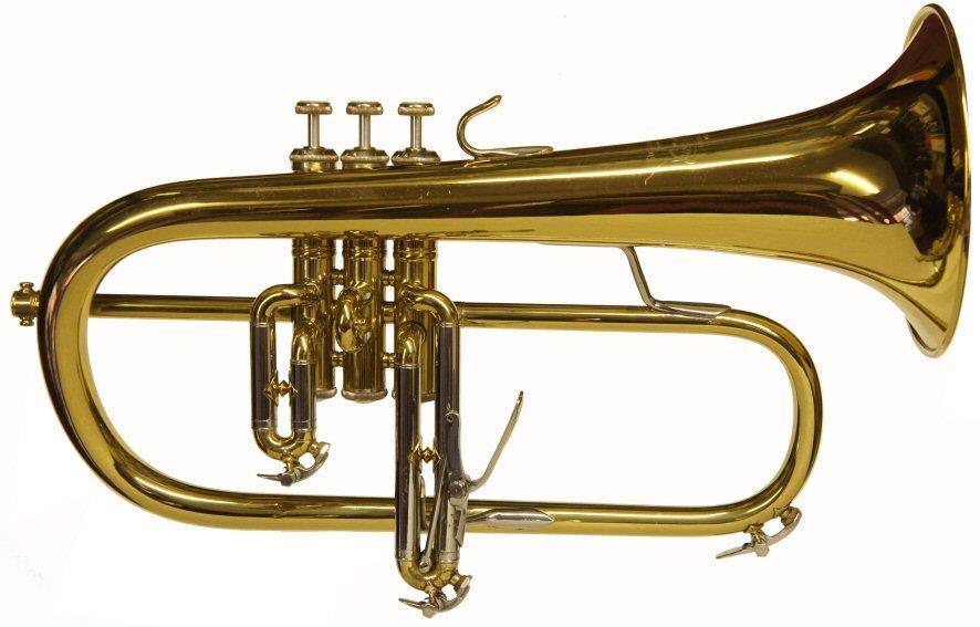 Vincent Bach 183 Stradivarius Flugel in Lacquer, Gold Brass Bell