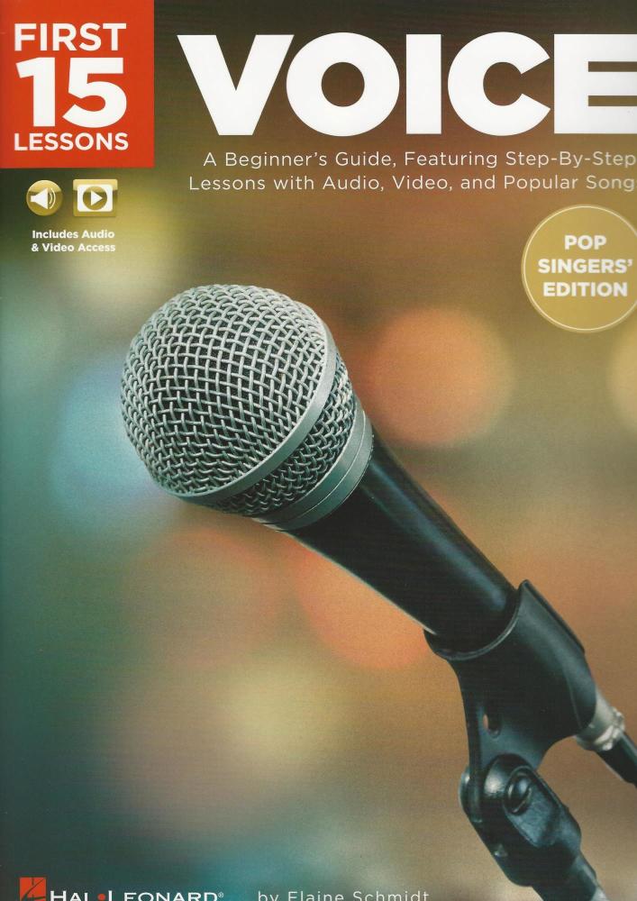 First 15 Lessons: Voice (Pop Singers' Edition)