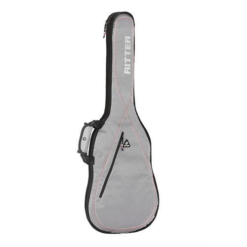 Electric Guitar Bag Silver/Red/White