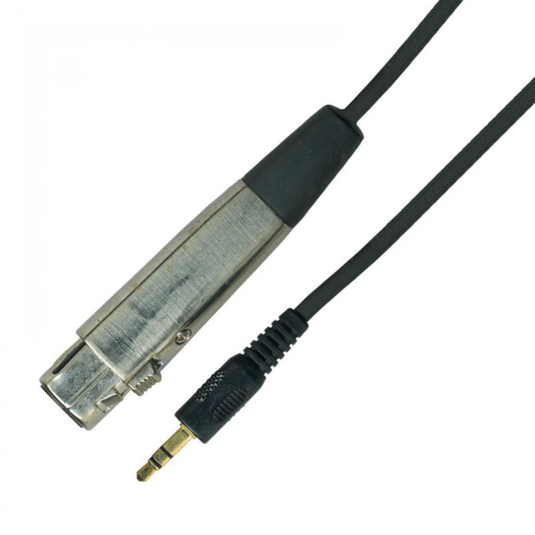 Kinsman 10ft Soundcard Audio Cable 3.5mm Stereo Jack to female XLR Plug